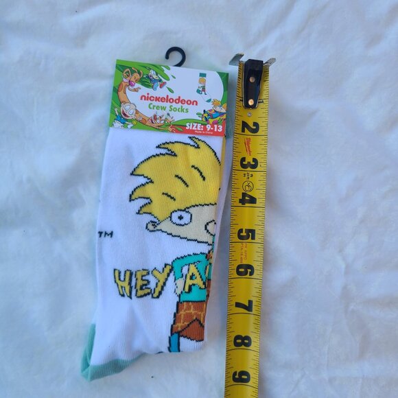 Nickelodeon Hey Arnold Socks Adult Shoe Size 6-12 - Picture 2 of 3